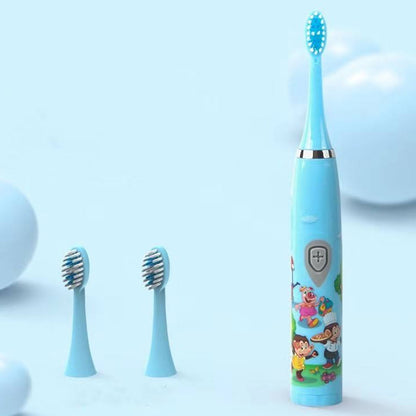 Children Sonic Electric Toothbrush IPX6 Waterproof Colorful Cartoon For Kid Use
