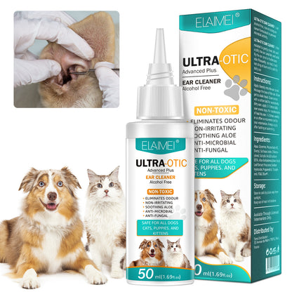 Pet Cat Dog Ear Cleaning Solution