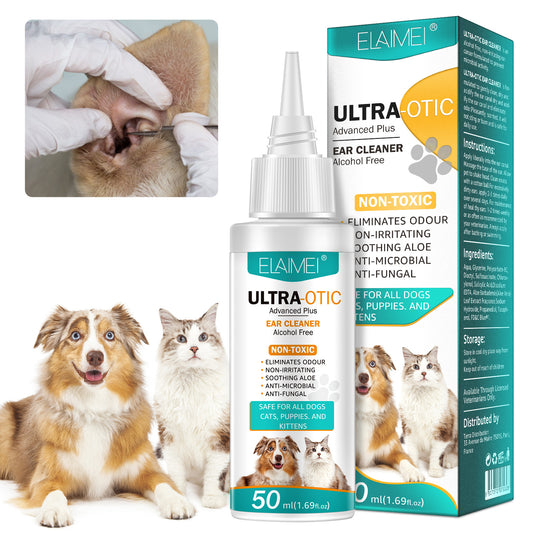 Pet Cat Dog Ear Cleaning Solution