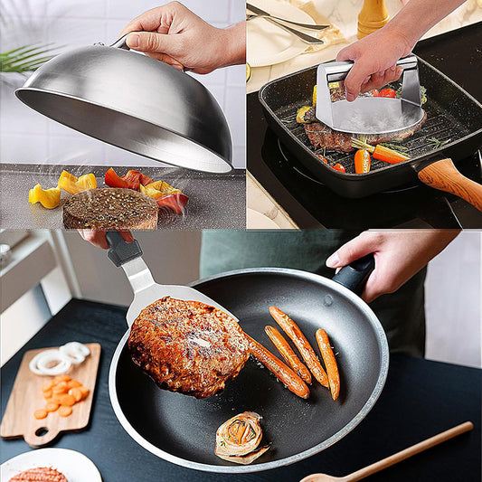 Stainless Steel Barbecue Spatula And Cookware Set