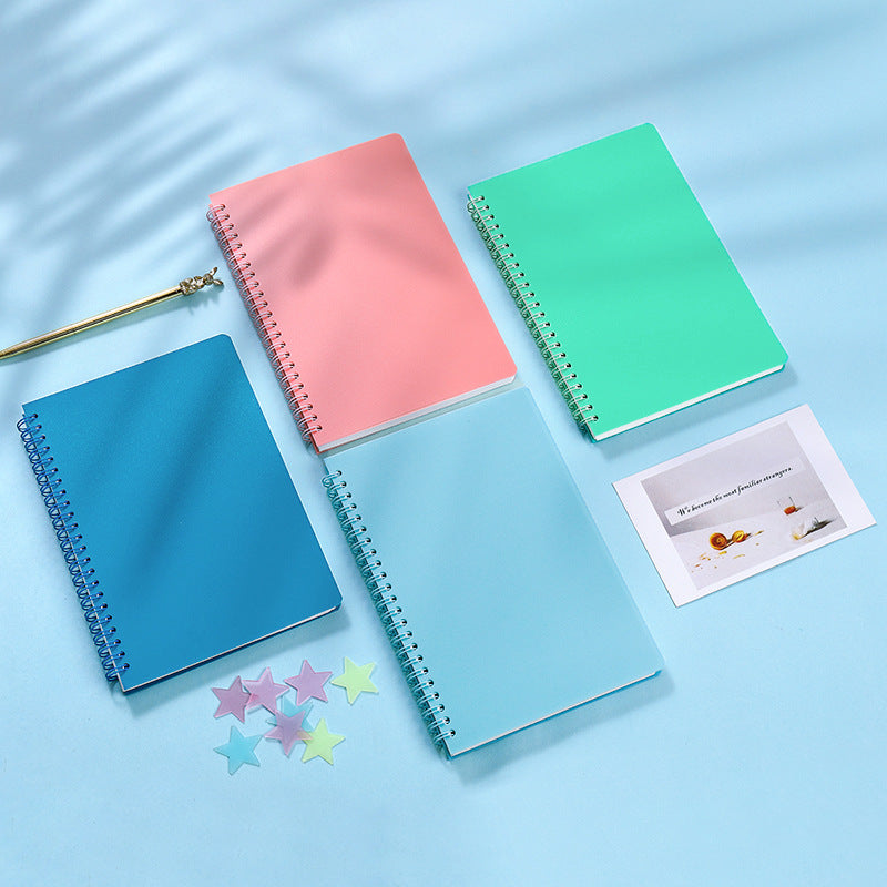 Retro Morandi A5 Coil PP Loose Spiral Notebook