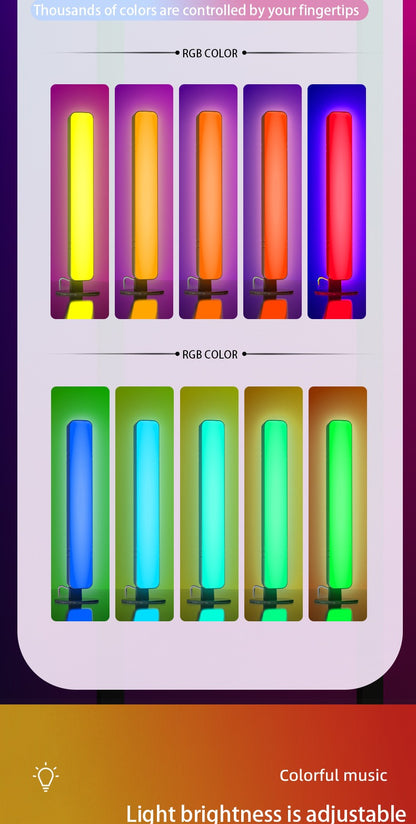 Lampe d'Ambiance LED Réactive au Son - Gaming & Bureau