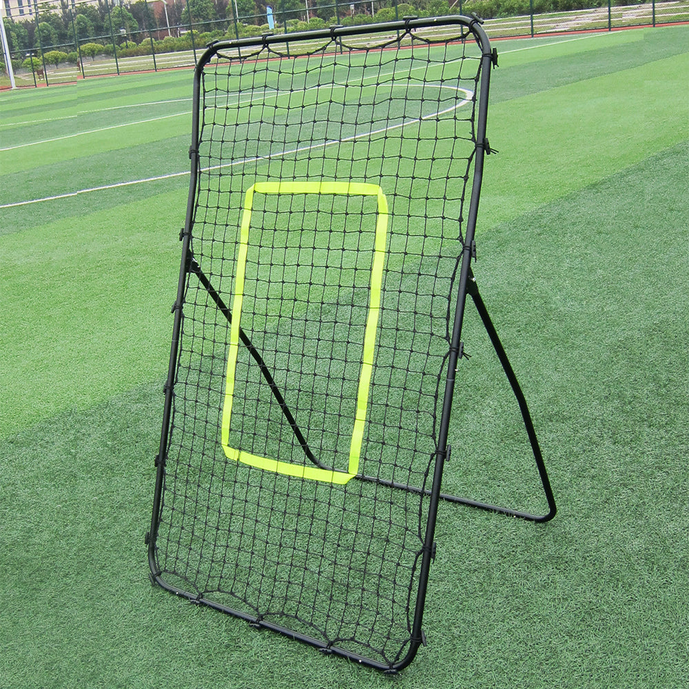 But de Football Rebond Acier Réglable - Filet d'Entraînement