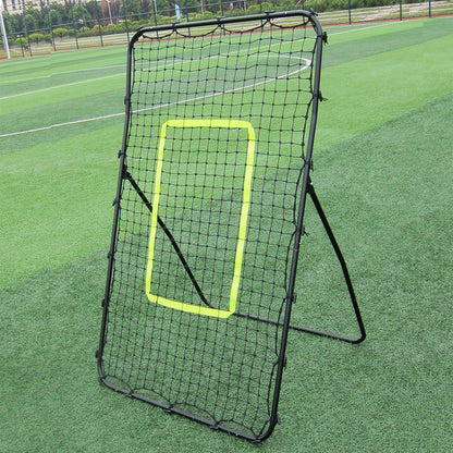 But de Football Rebond Acier Réglable - Filet d'Entraînement