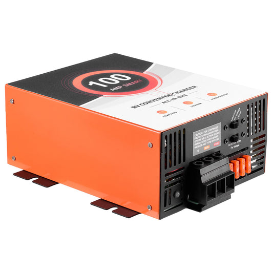 RV Power Converter, 100 Amp, 110V AC To 12V DC RV Converter Battery Charger, Multi Stage Smart Charging, 13V To 16.5V Operating Range, Compatible With Lithium & Lead Acid Battery, For Camper
