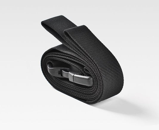 Sangle de fixation pour valise, double boucle de sécurité, noir, nylon, 1 sangle