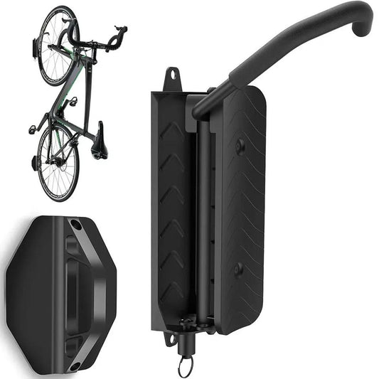 Support pan European shipping--1PC Bicycle Wall Rack, MTB Road Bike Storage, Rotating Angle, Hook, Bicycle Support Stand