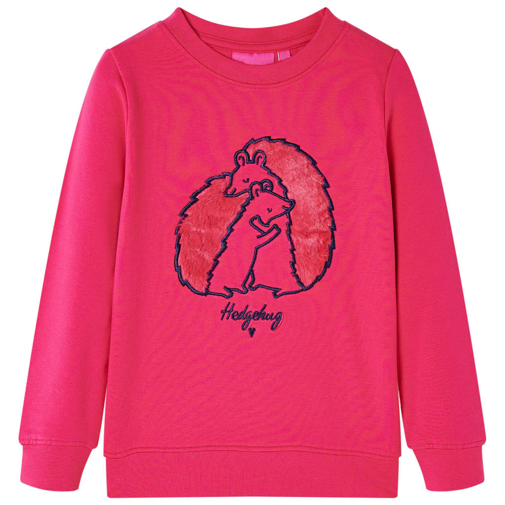 Children's sweatshirt, bright pink, size 116