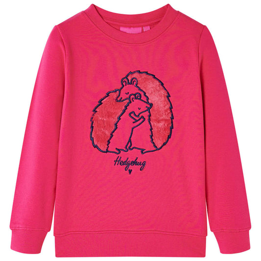 Children's sweatshirt, bright pink, size 116