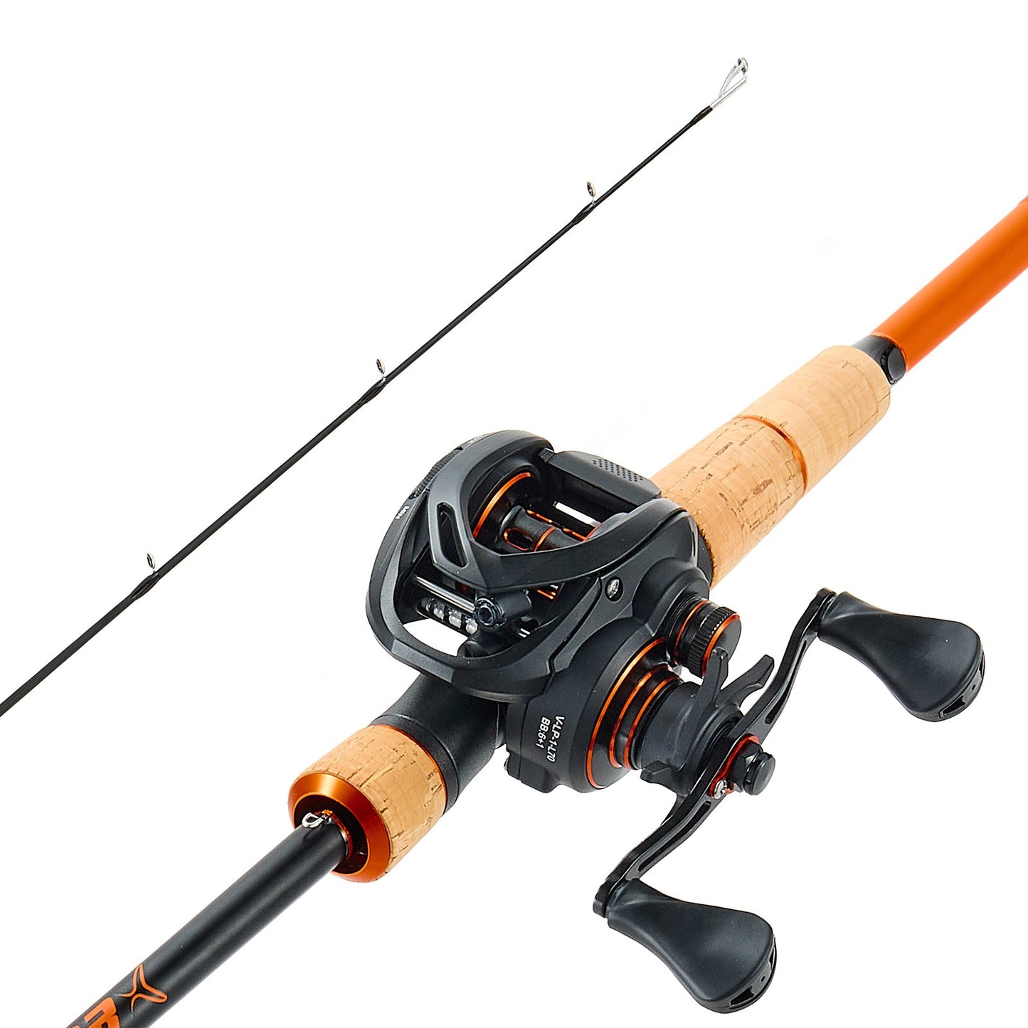 Rod And Fishing Reel Combo, IM7 Carbon Fiber Baitcasting Rod And Reel Combo, Bass Fishing Pole With 7+1 BB System, 7.0:1 Gear Ratio, Cork Handle, Stainless Steel Guides With Ceramic Rings