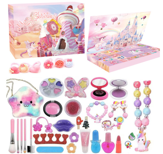 Calendrier de l'Avent Maquillage & Bijoux Princesse - Fille