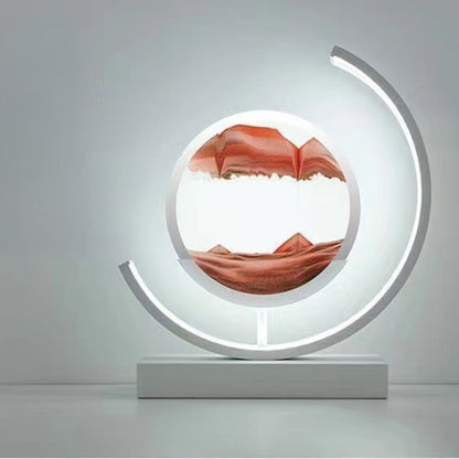 LED Flowing Sand Painting Lamp: Night Light for Home (Gift Option)