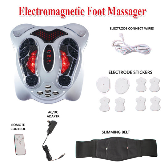 Electromagnetic Foot Massager Wave Pulse Massage Machine Circulation Booster AU