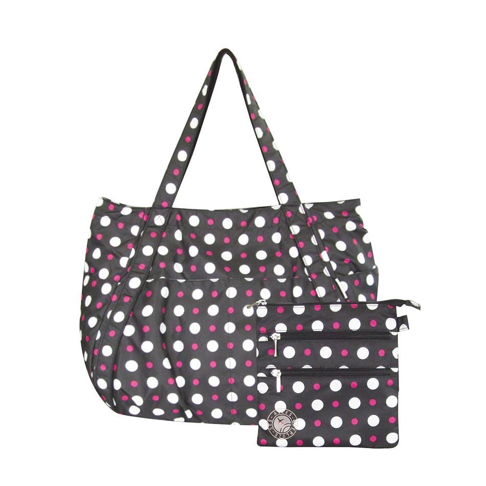Sac de voyage pliable, bagage à main fourre-tout pour voyage, sport et gym, noir
