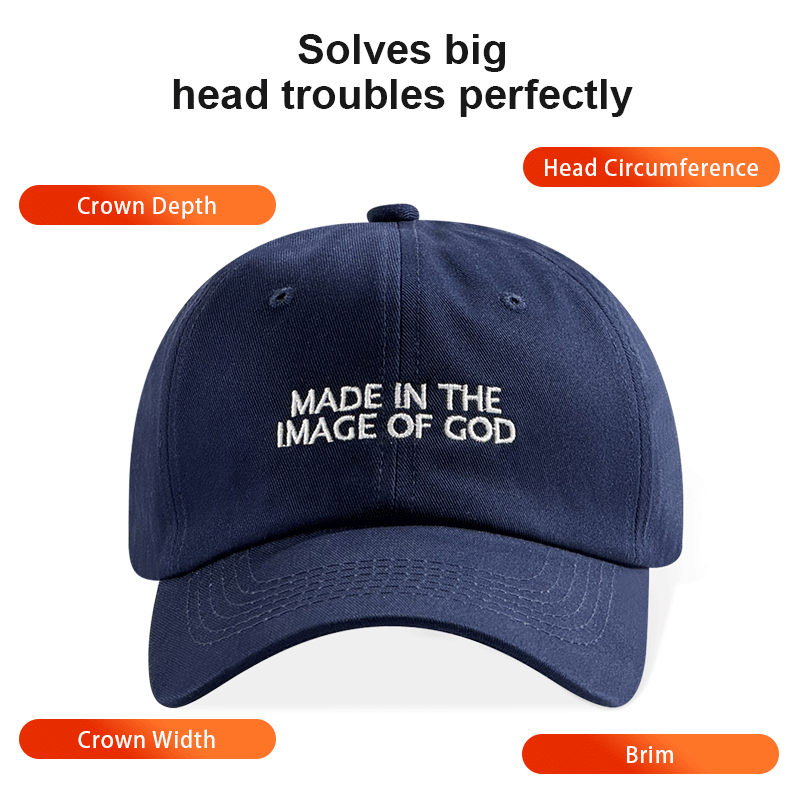 Casquette Dad Hat Brodée "Made in the Image of God" - Vintage