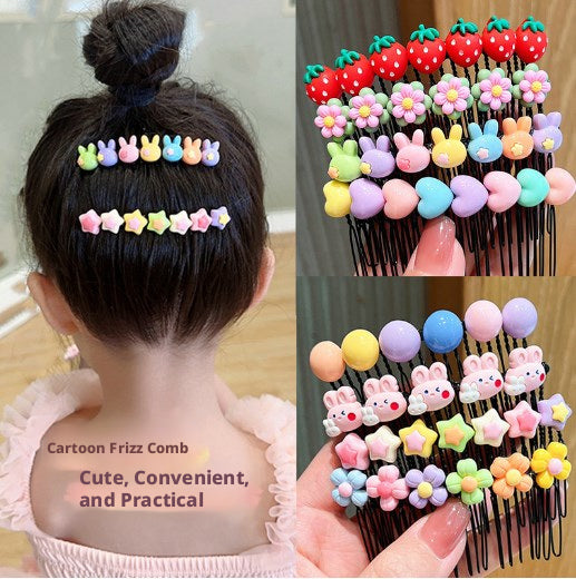 Cartoon Short Hair Comb-Colorful Rabbit-1 pack