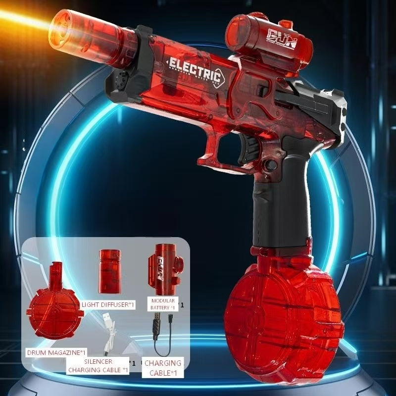 Pistolet à Eau Électrique Tir Continu - Recul Pulsé