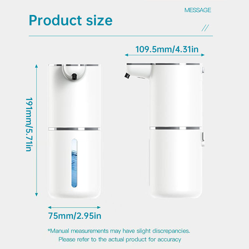 Touchless Sensor Soap Dispenser for Bathroom & Kitchen. Offers Foam and Liquid Modes.