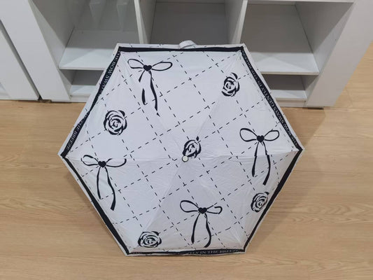 Small fresh sunny umbrella-50% discount-rose bow-1