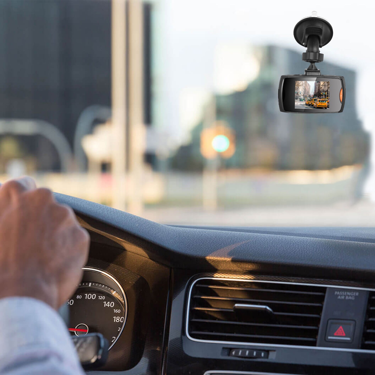 Dashcam Voiture Full HD 1080P - Grand Angle 90° Vision Nocturne