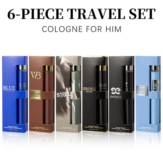 6pcs Set, 1.18fl.oz 35ml Each Bottle, Men's Eau De Toilette Spray, Long-Lasting Perfume, 6 Different Scent, Perfect For Dating, Daily Life, Parties, Gift Giving