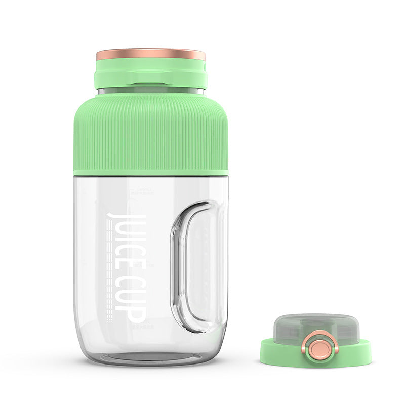 Blender portable vert rechargeable, plastique alimentaire, large ouverture de remplissage