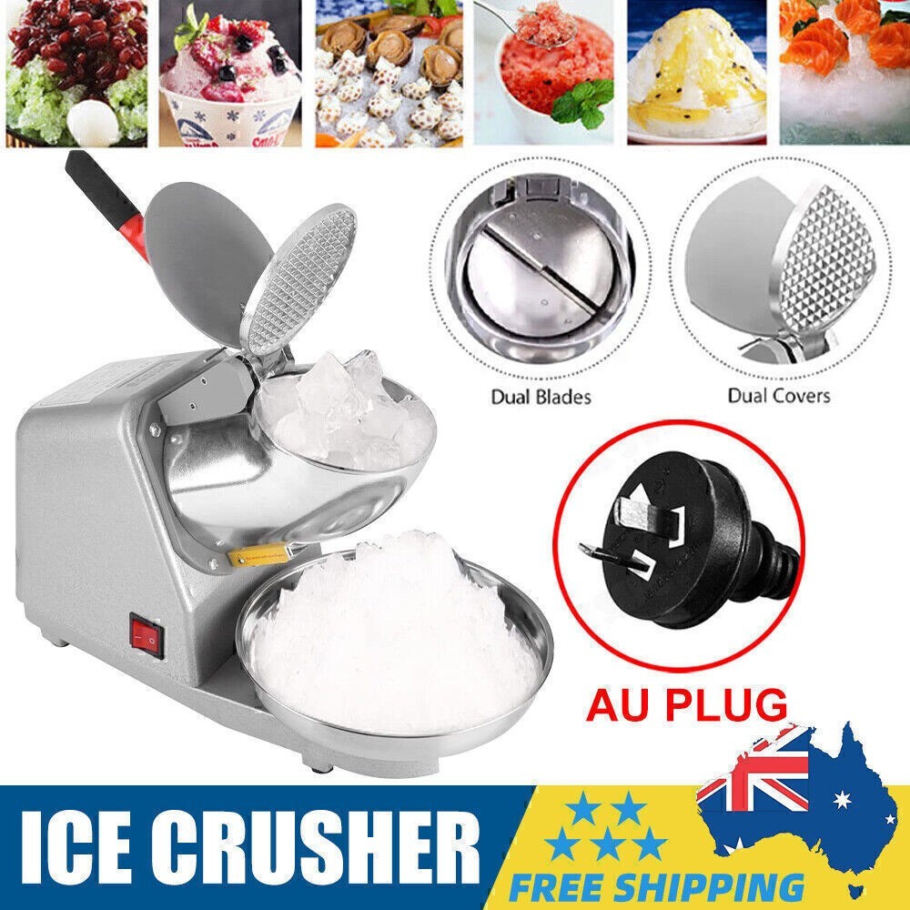 Upgraded Electric Ice Crusher Shaver Snow Cone Maker Commercial Machine2200r-m