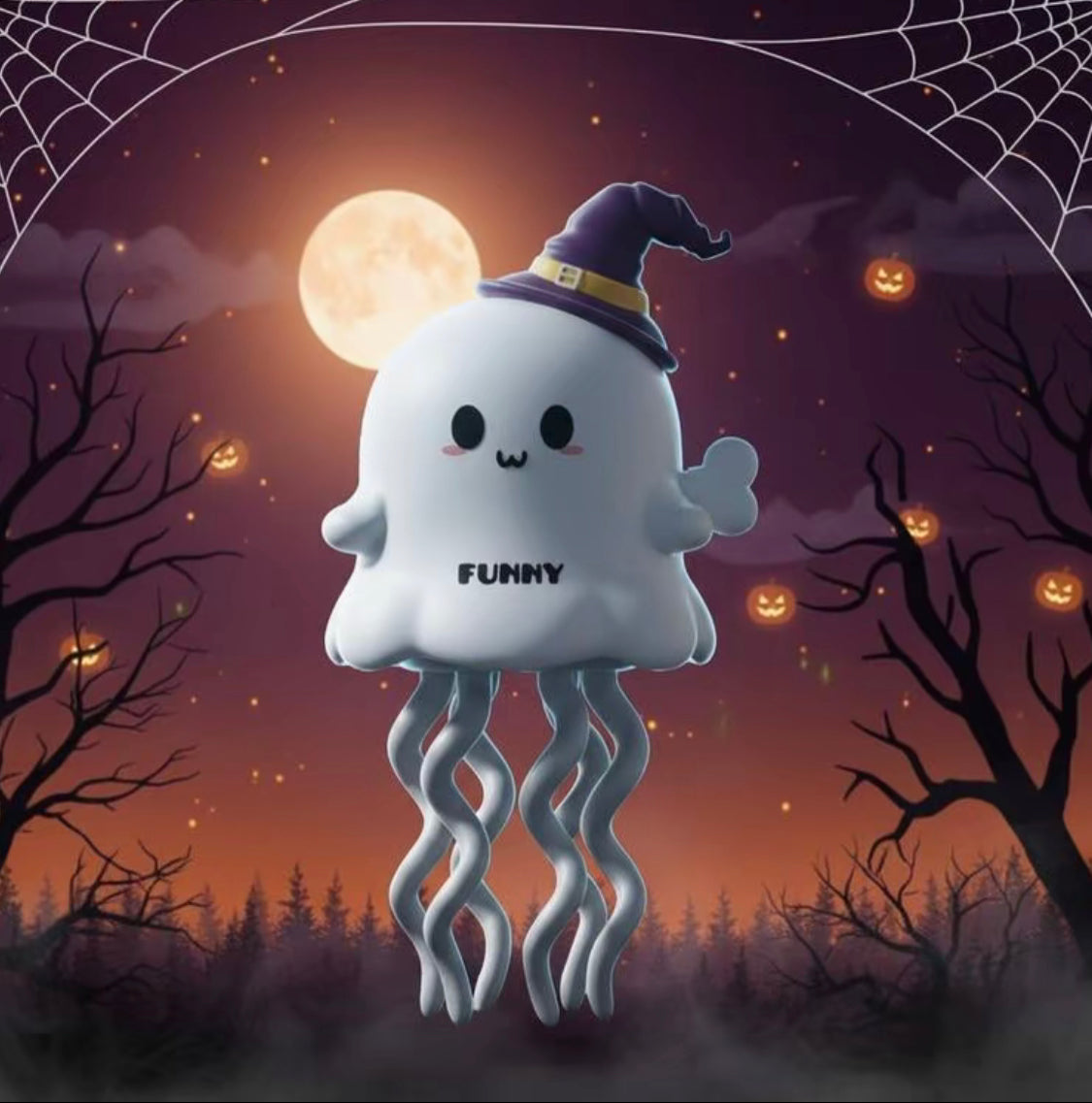 Christmas Halloween Wind - Up Toy, Magical Mini Dancing Ghost, Twisting Sliding