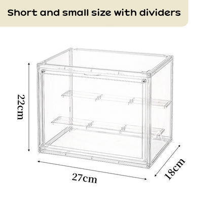 Foldable Magnetic Acrylic Case - Display & Protect Action Figures, Funko Pops, Blind Box Toys