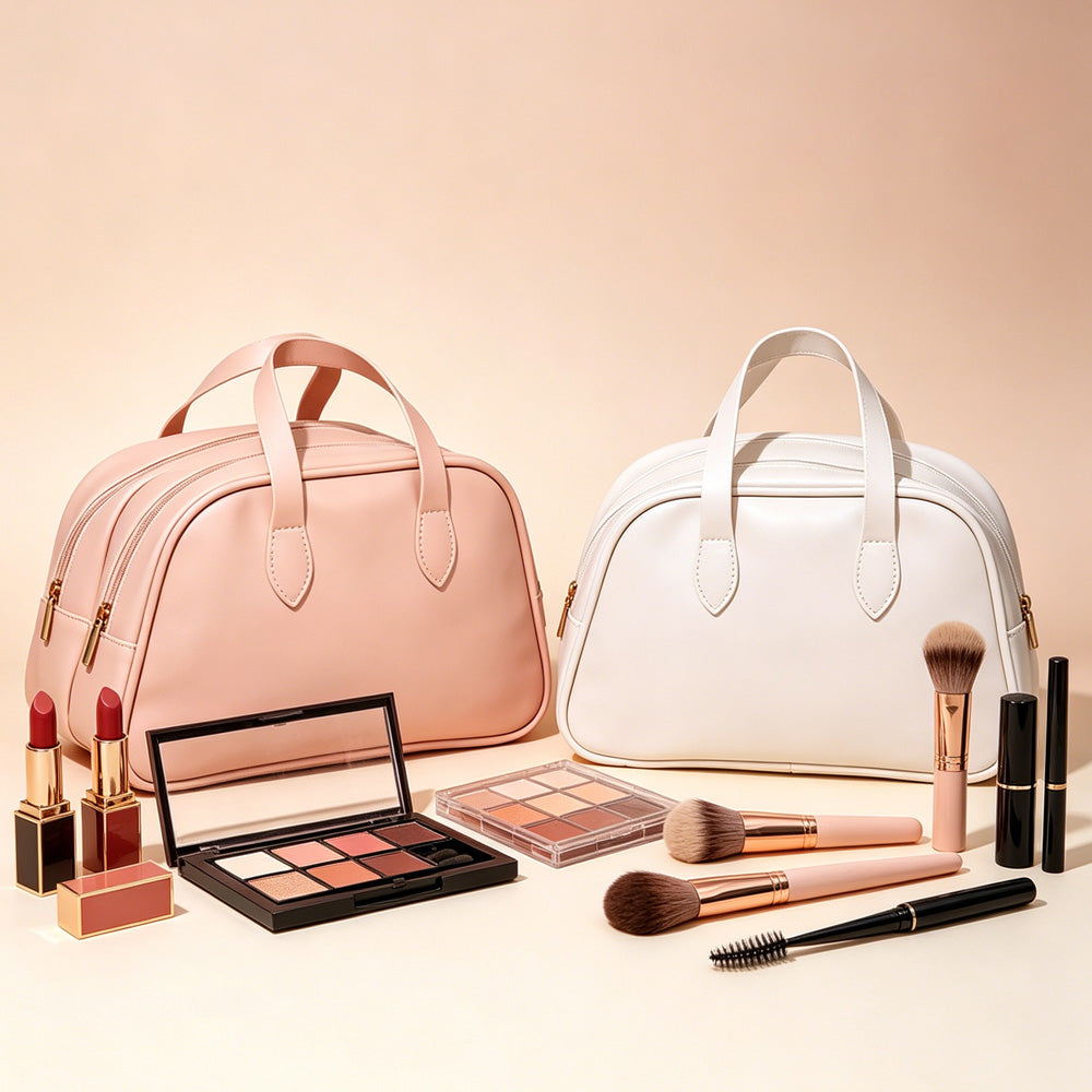 Ensemble de trousses de toilette de voyage imperméables, organiseur cosmétique multifonction