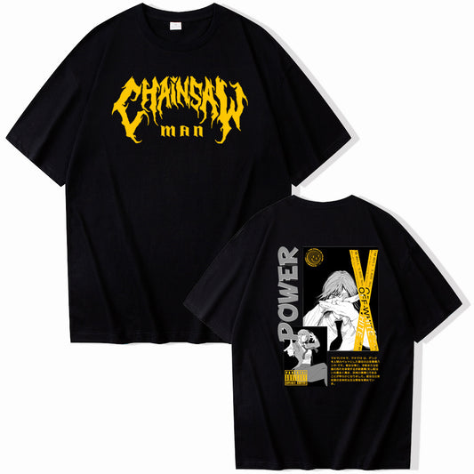 Chainsaw Man short sleeved shirt