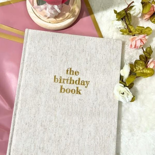 New Arrival Letter Birthday Memory Book
