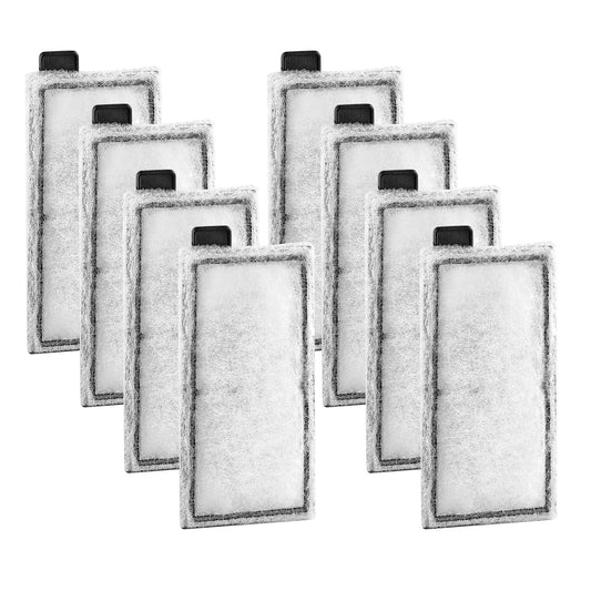 Aquarium Filter Cotton, 8 PCS Fish Tank Replacement Filter Cartridges For 5 Gal Glass Aquarium , Fishbowl Accessories With Multi-Layer Filtration Easy Installation, For CL20 Models