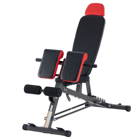 FID Multi-Functional Workout Bench, Roman Chair And Ab Sit-up Bench, Adjustable Incline Decline Flat Bench For Full Body Training