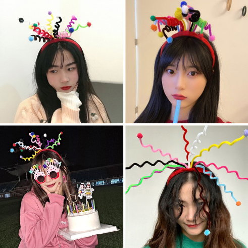 Funny birthday headband-one size fits all-1 bag