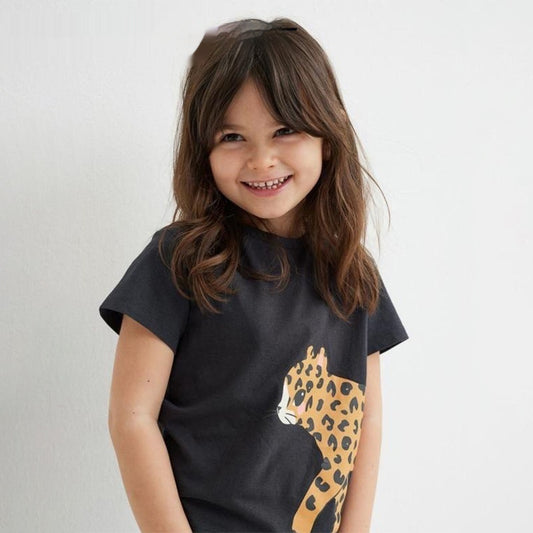 Cute Printed Casual Top For Girls
