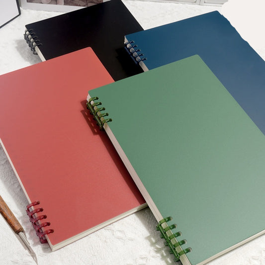 Retro Morandi A5 Coil Notebook PP Loose-leaf