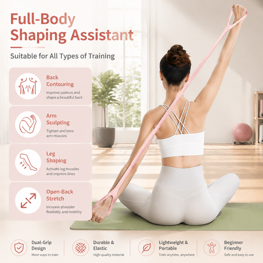 1P 8-shaped Silicone Yoga Resistance Band -  Elastic Fitness Stretching Rope, Suitable For Back, Waist, And Arm Exercises - Suitable For Home, Gym, And Outdoor Workouts Comprehensive Resistance Boxing