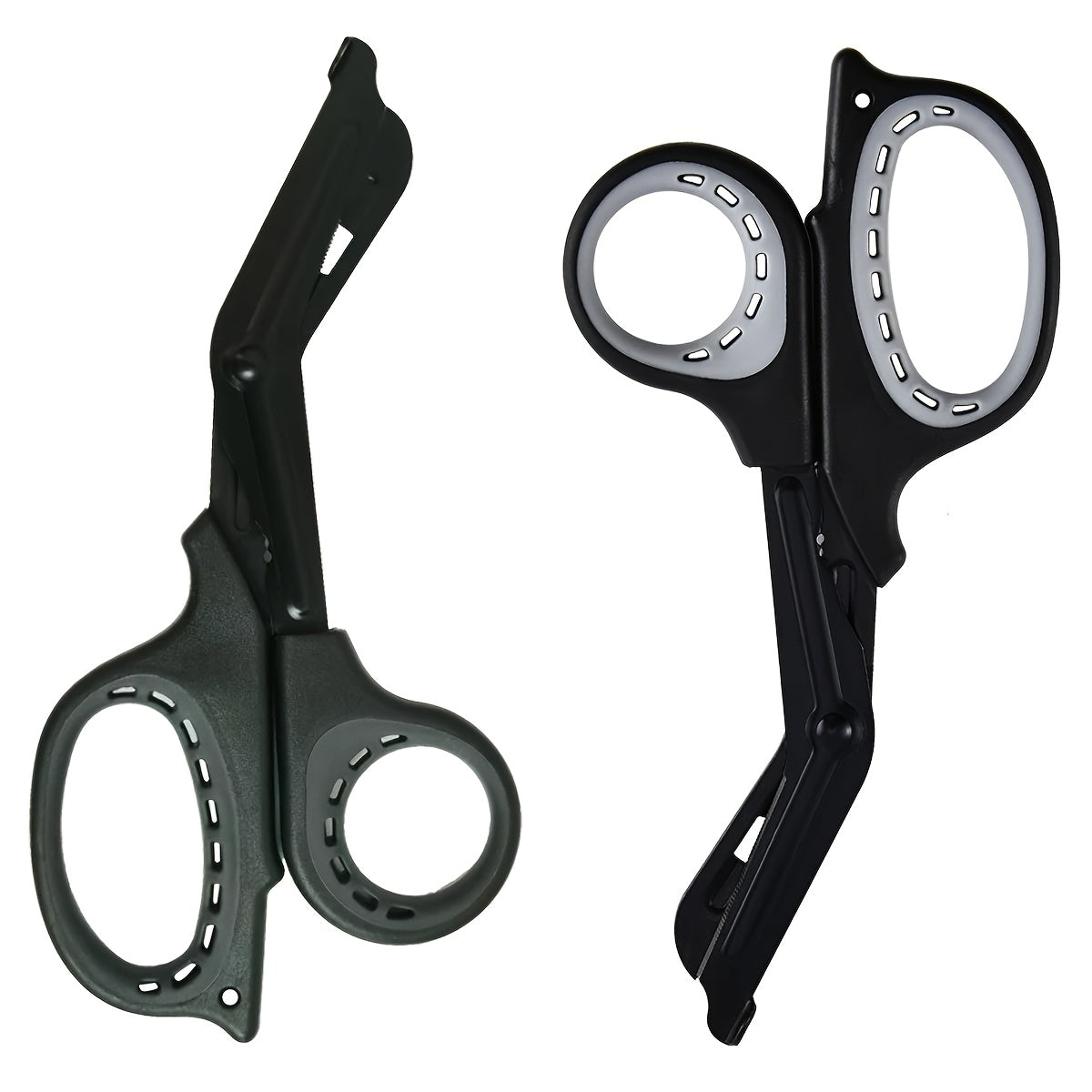 2pcs Heavy Duty Medical Scissors, Portable, Compact, Durable - 8" Stainless Steel Trauma Shear with Ergonomic Soft-Grip Handle And Non-Stick Blades for EMT, Doctors, Nurses, Household, Family, Outdoor, DIY