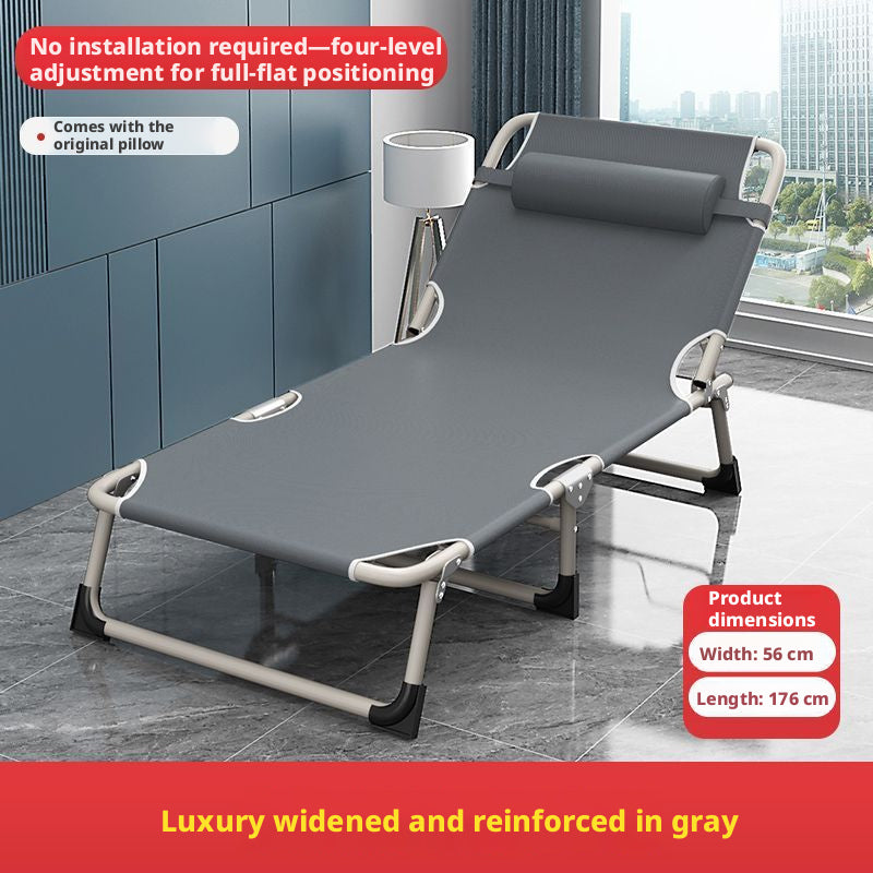 Folding bed-[Pipe Reinforcement] Gray-1 pack