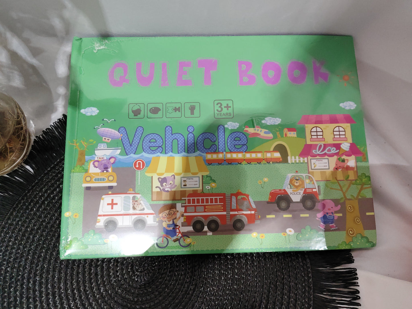 Children's Enlightenment Stickers Quiet Book Kindergarten Busy Book Handmade Material Paste Book Educational Toys