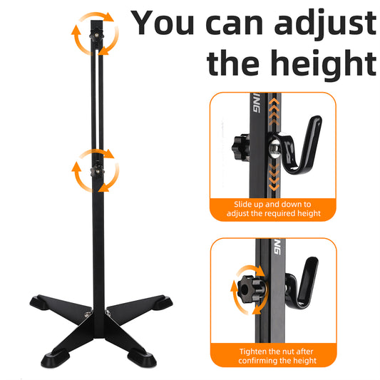 Support pan European shipping--Bicycle Parking Rack - For Mountain Bike Road Bike - For Parking, Repairing, And Cleaning Bicycles