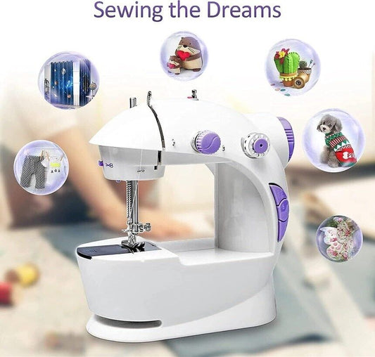 Electric Sewing Machine, Portable Multi-functional Household Desktop Mini Sewing Machine, UK
