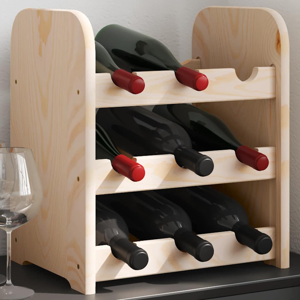 Wine Rack 33x Solid Pine Wood   Wine Rack 43x