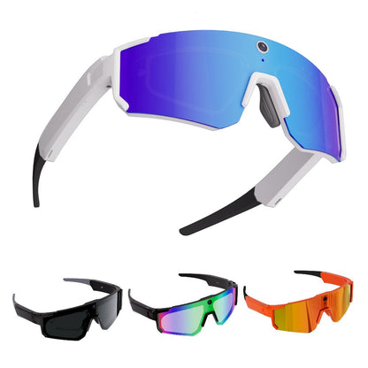 Lunettes Connectées Caméra 8MP - Traduction IA & Bluetooth