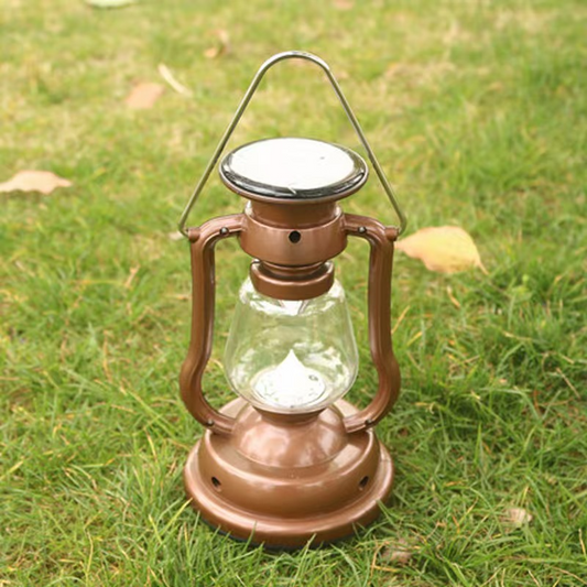 Hand-crank Charging Solar Camping Lantern, Antique-Style Horse Lamp, Outdoor Tent Light, Portable Handheld Camping Lamp, Vintage Horse Lantern