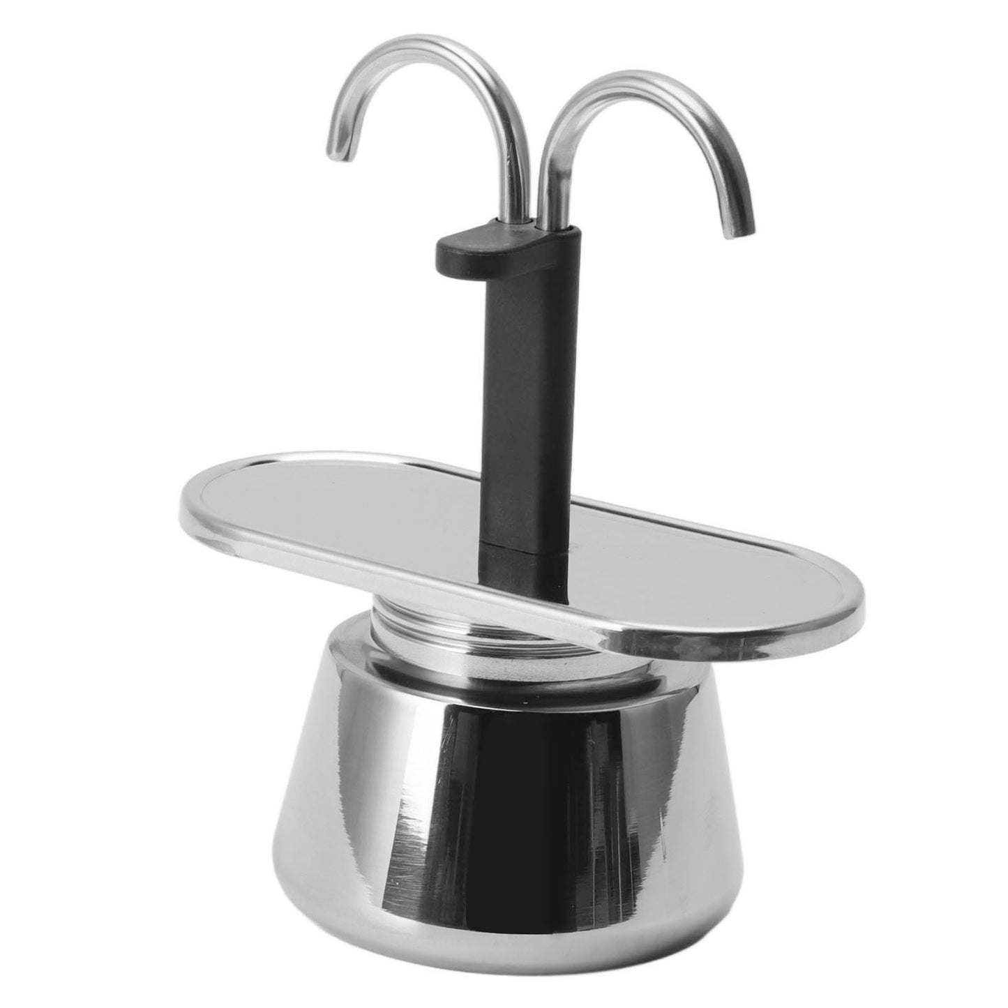 Double Head Coffee Pot 1 0 0ml Stainless Steel DIY Double Head Stovetop Italian Coffee Maker Pot For Home Cafe