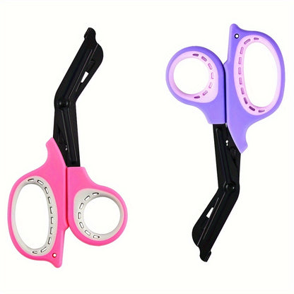 2pcs Heavy Duty Medical Scissors, Portable, Compact, Durable - 8" Stainless Steel Trauma Shear with Ergonomic Soft-Grip Handle And Non-Stick Blades for EMT, Doctors, Nurses, Household, Family, Outdoor, DIY
