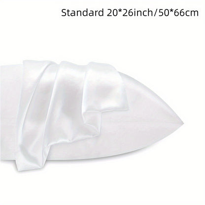 Satin Cloth Solid Color Pillowcase