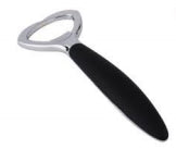 Bottle opener-black-zinc alloy +420 stainless steel +ABS-1 piece